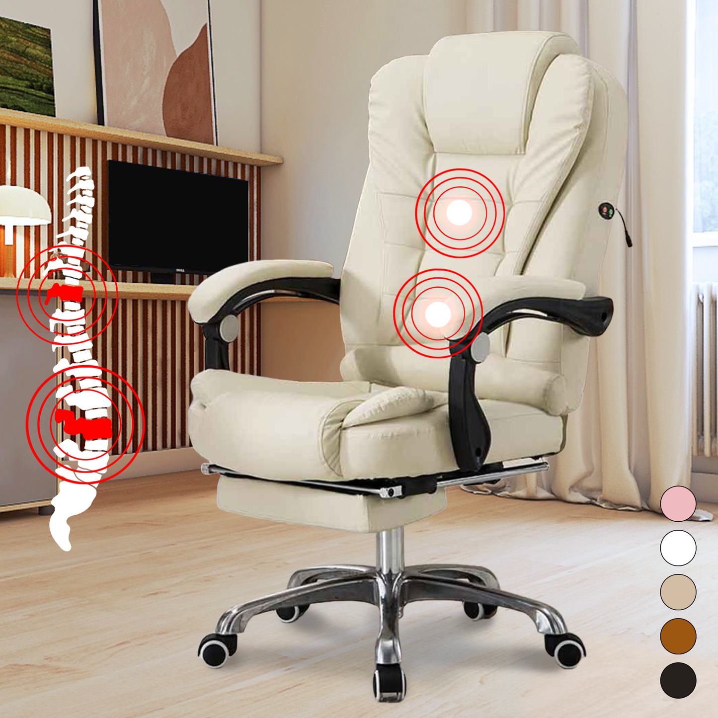 Silla de oficina con masaje