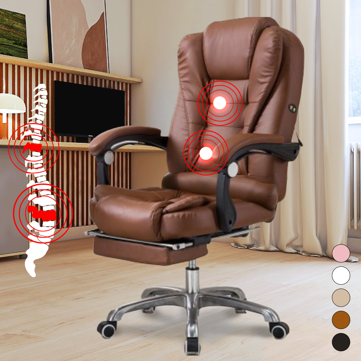 Silla de oficina con masaje