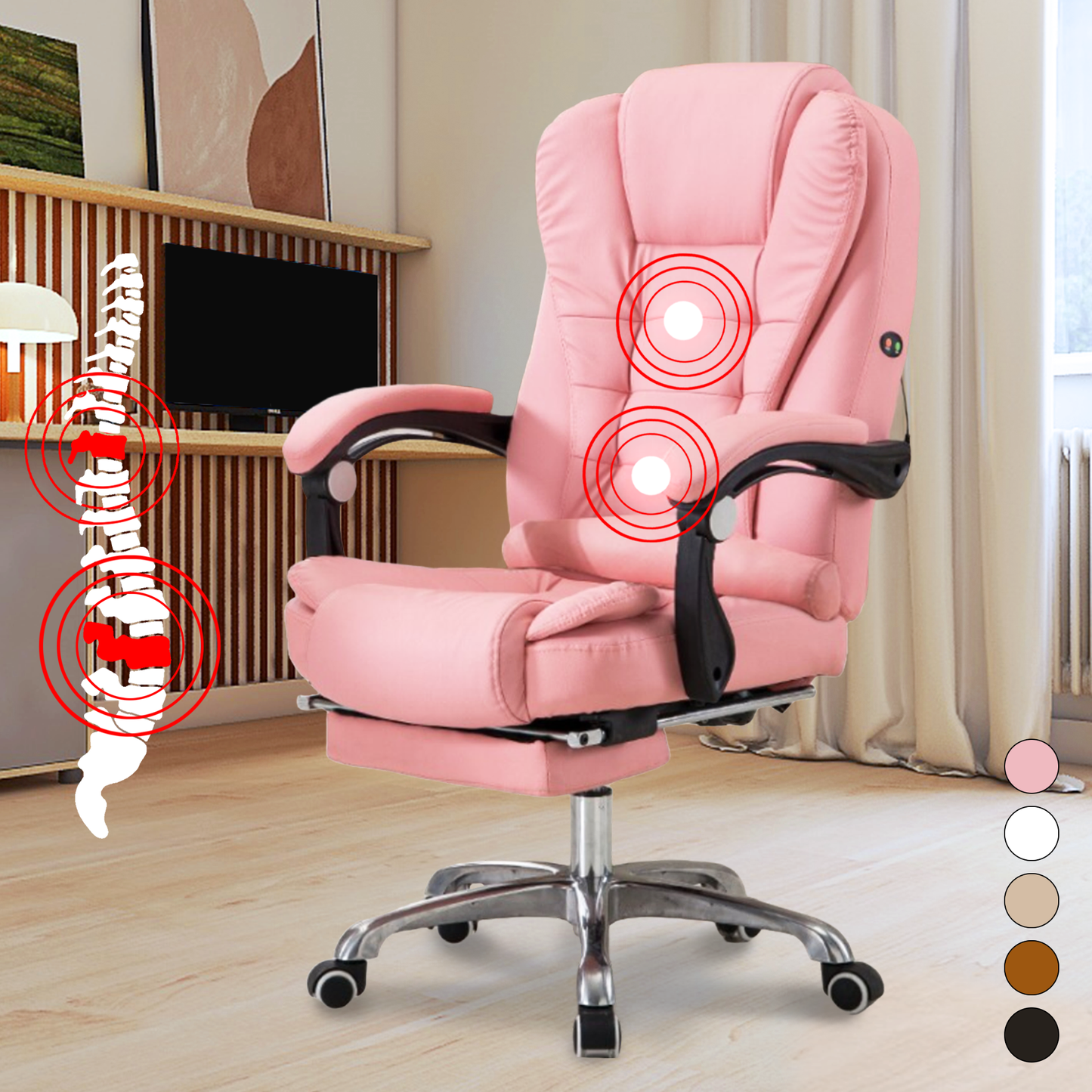 Silla de oficina con masaje